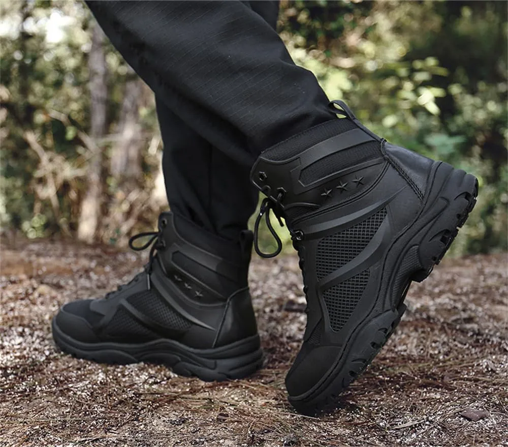 CHUUMEE Men's Waterproof Hiking Boots Anti-Slip Lightweight Breathable Durable Outdoor Shoes High-Cut Fishing Climbing Working Trekking