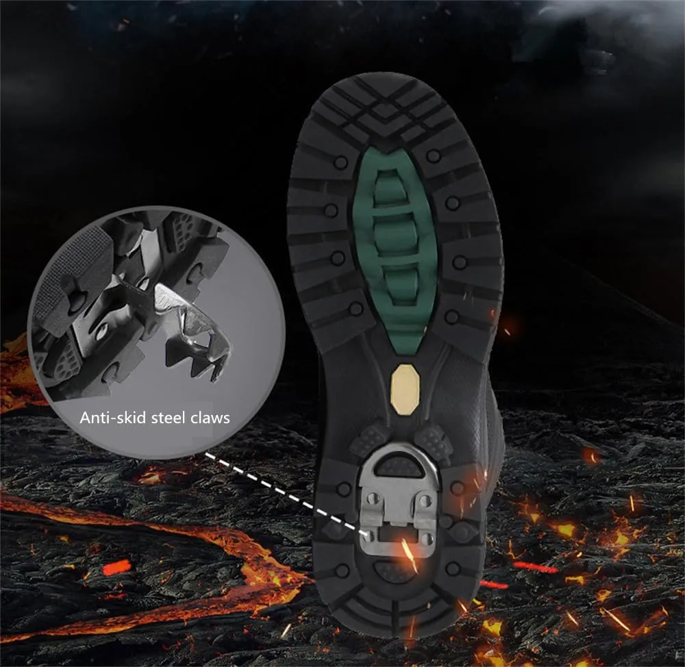 CHUUMEE Men's Waterproof Hiking Boots Anti-Slip Lightweight Breathable Durable Outdoor Shoes High-Cut Fishing Climbing Working Trekking