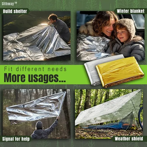 Cithway™ Multipurpose Emergency Thermal Survival Blanket