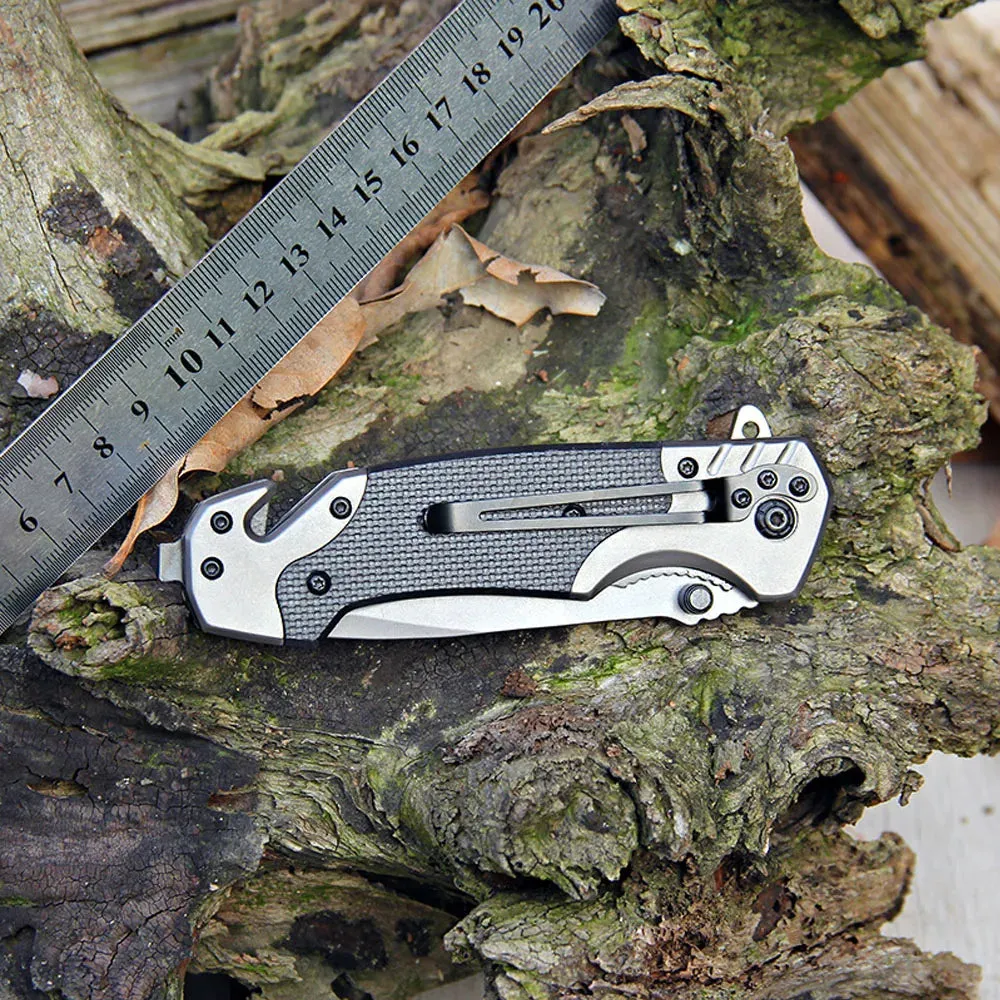 CNC Cutting Folding Knife for Survival and Tactical Use