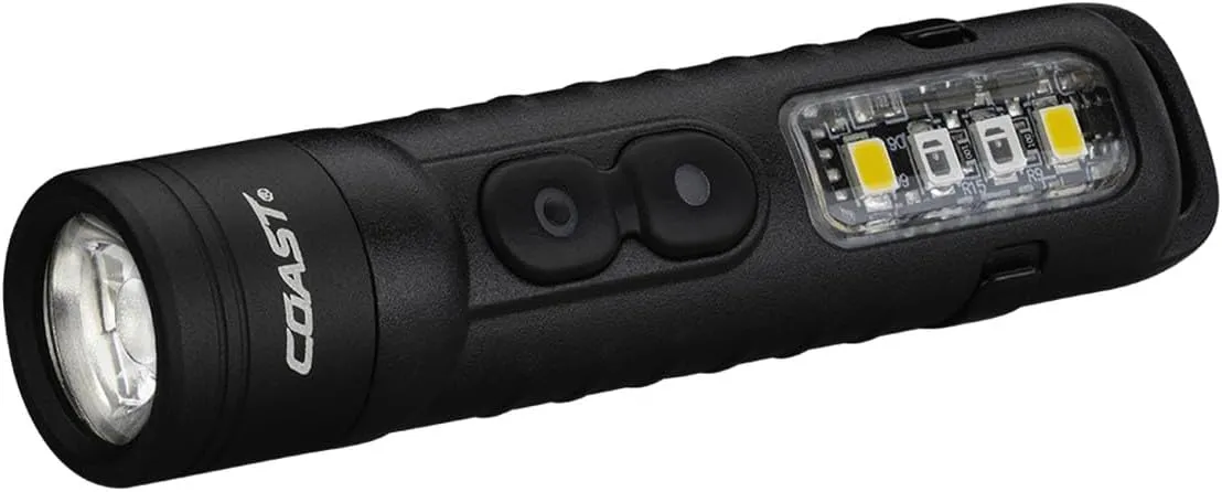 Coast KL30R 500 Lumen Rechargeable LED Pocket Flashlight with UV Light
