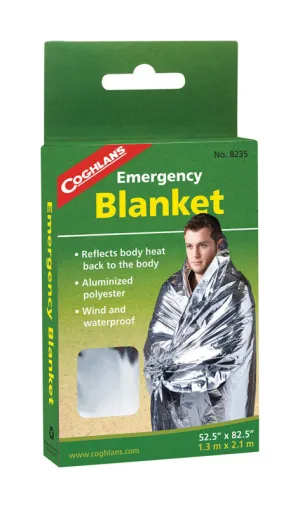 Coghlan's Silver Survival Blanket 6.000 in. H X 52-1/2 in. W X 82-1/2 in.