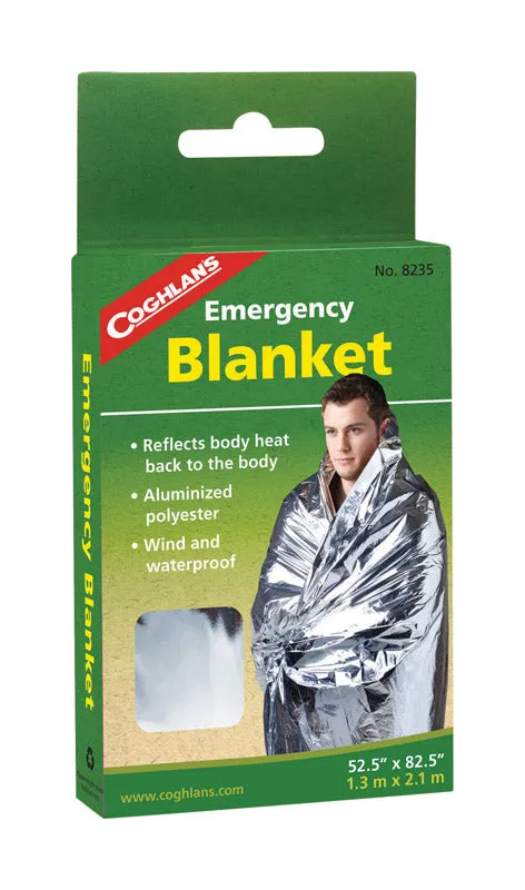 Coghlan's Silver Survival Blanket 6.000 in. H X 52-1/2 in. W X 82-1/2 in.