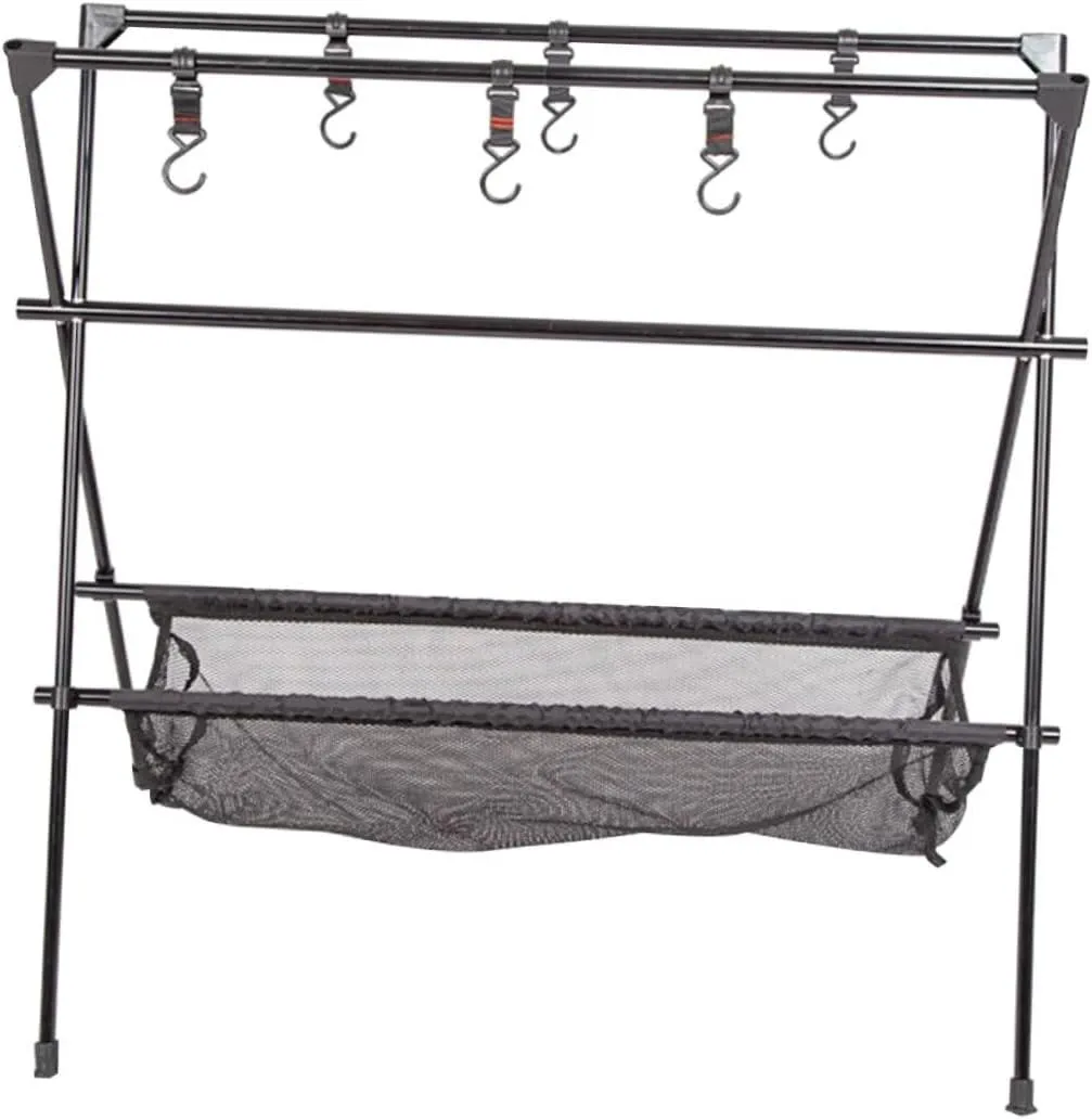 Collapsible BBQ Rack Camping Cooking Set Sturdy Camping Grate Portable Tripod Grill Stand Outdoor Picnic Sundries Rack