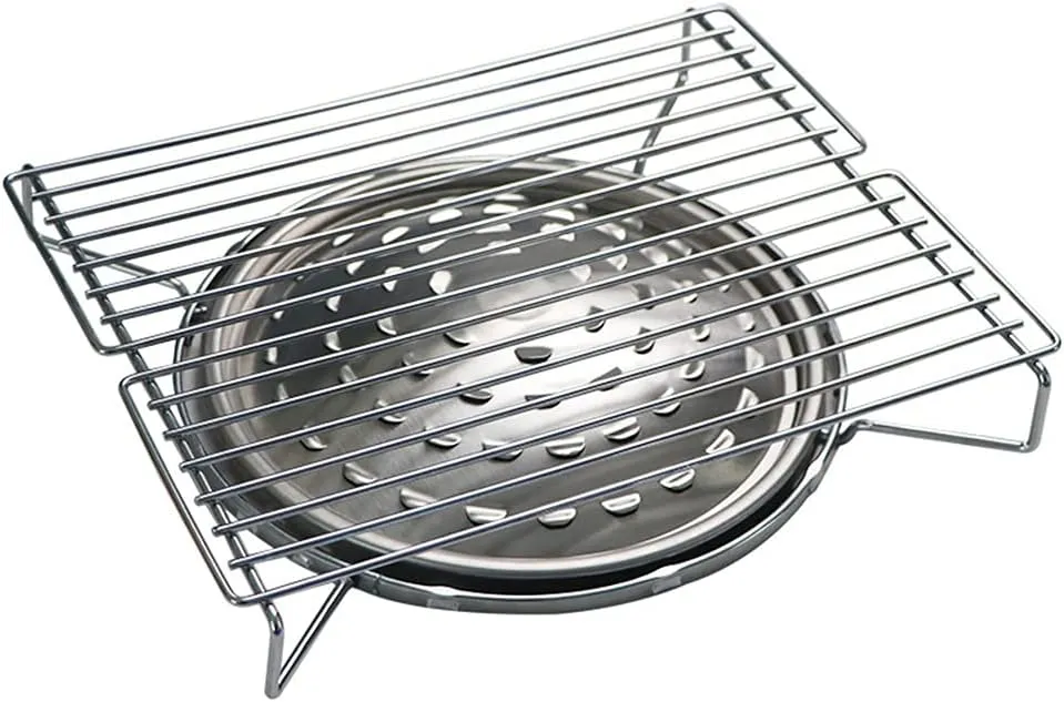 Compact Stainless Steel BBQ Grill Rack – Portable Gas Stove Barbecue Stand