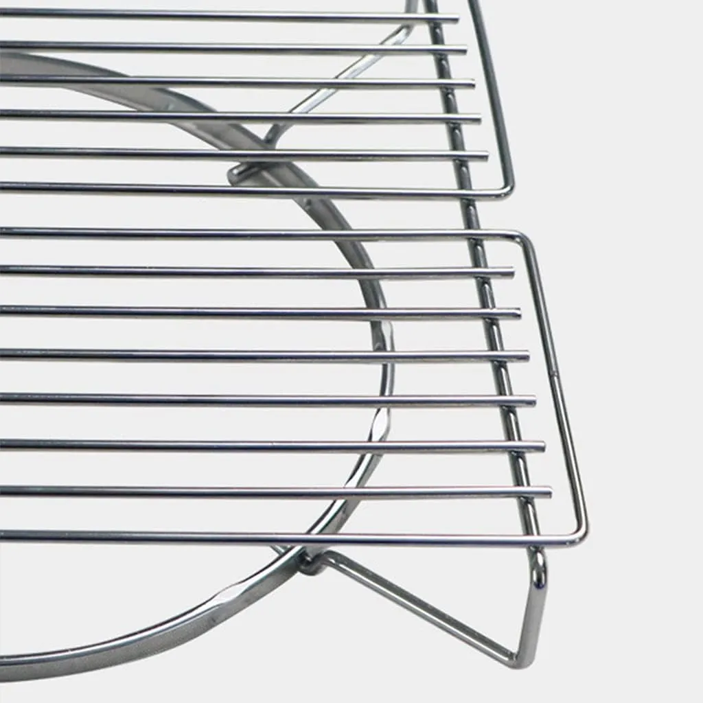 Compact Stainless Steel BBQ Grill Rack – Portable Gas Stove Barbecue Stand