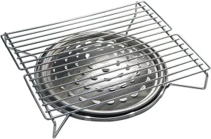 Compact Stainless Steel BBQ Grill Rack – Portable Gas Stove Barbecue Stand