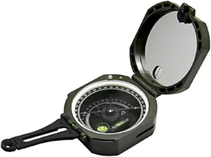 Compass Professional Geological Compass Handheld Lightweight Outdoor Survival Compass for Measuring Slope Distance (Color : A)