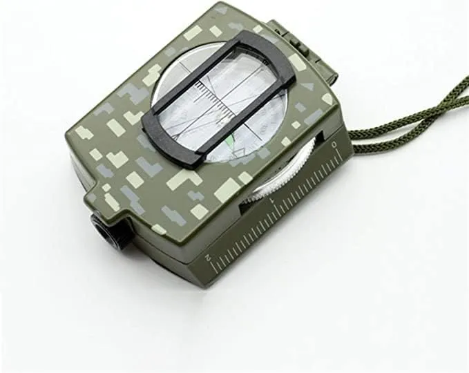 Compass Survival Hiking Outdoor Camping Equipment Geological Compass Compact Bicycle Cross-Country Hiking Camping,Provide Accurate Direction Assistance, Easy to Carry