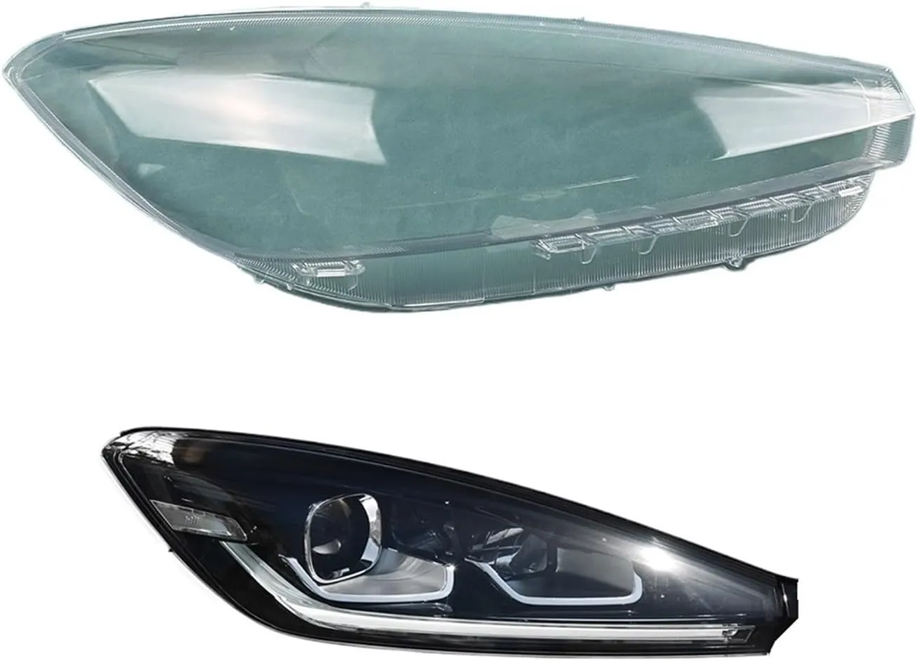 Compatible For Weltmeister EX5 2018-2021 Transparent Headlight Cover Lampshade Lamp Lens Shell Headlamp Housing glass(Right)