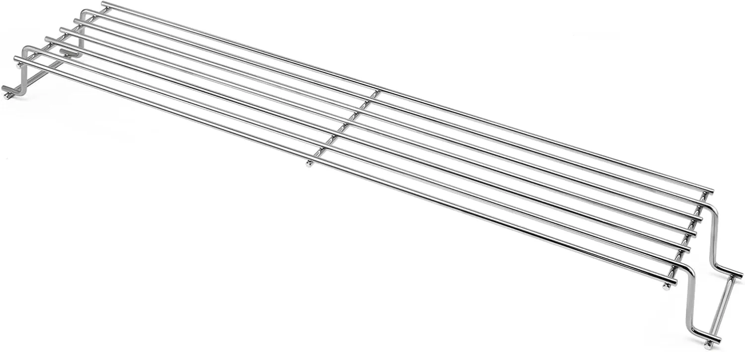 Criditpid 7641 Grill Warming Rack for Weber Spirit 300 Series, Spirit E310 S310 SP310 E320 S320 SP320 with Front Control, 24 7/8 Inch Stainless Steel Upper Rack Parts for Weber Genesis Silver Gold B/C