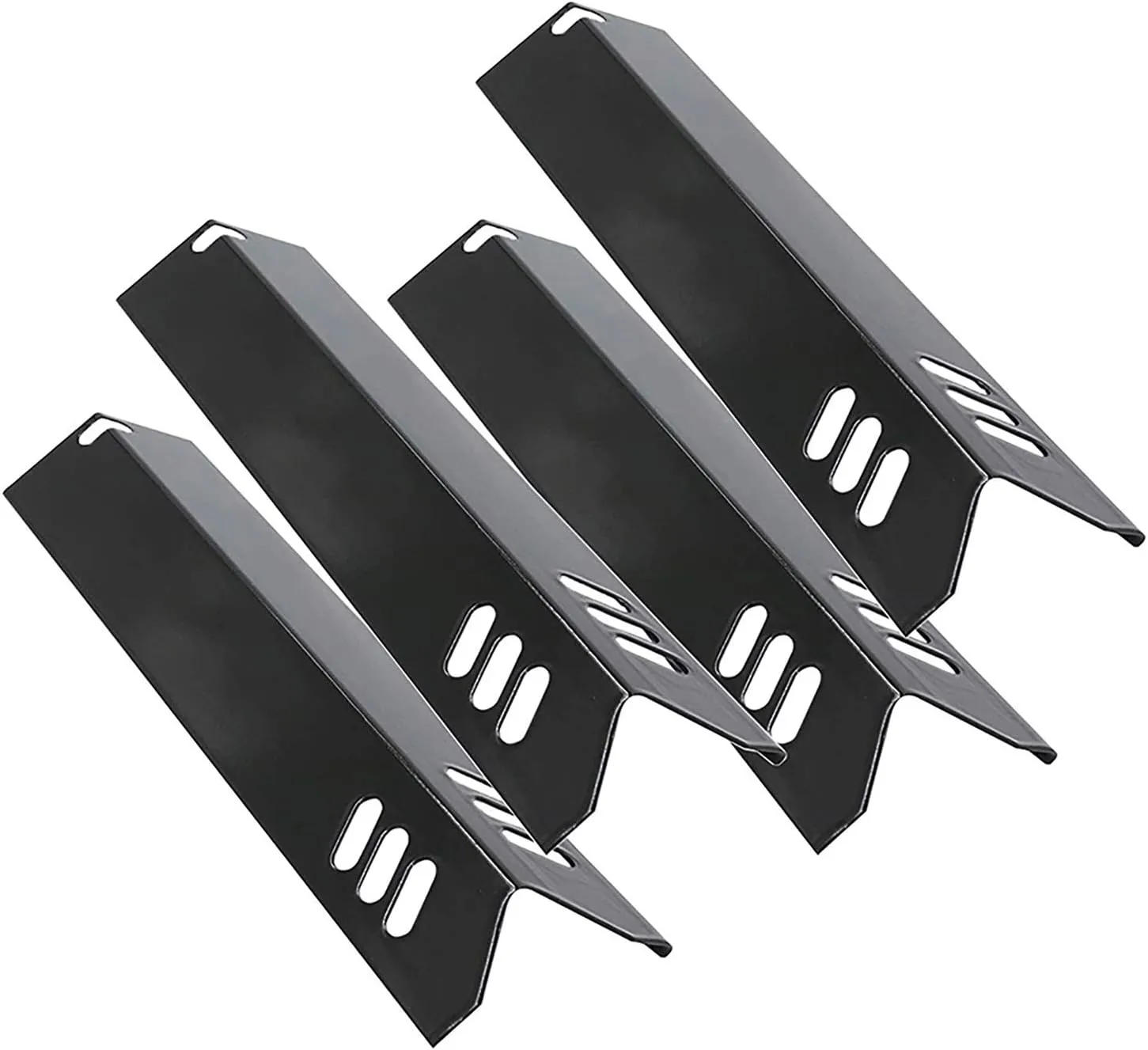 Criditpid Porcelain Grill Heat Shields Replacment for Dyna-Glo DGF510SBP, DGF493BNP, Barbeque Grill Heat Plates for Backyard Grill Replacement Parts BY15-101-001-02, BY13-101-001-13, GBC1460W