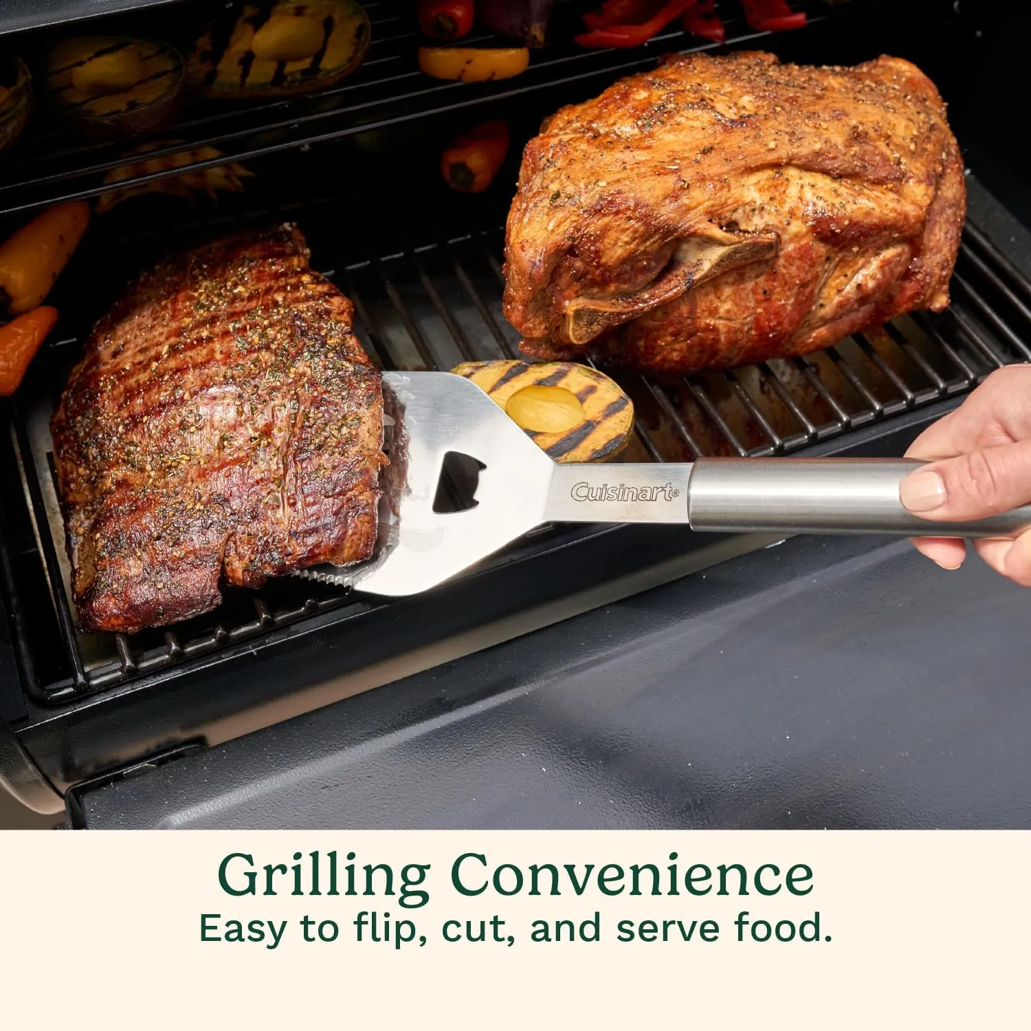 Cuisinart CGS-5014 Deluxe Grill Set, 14-Piece, Stainless Steel