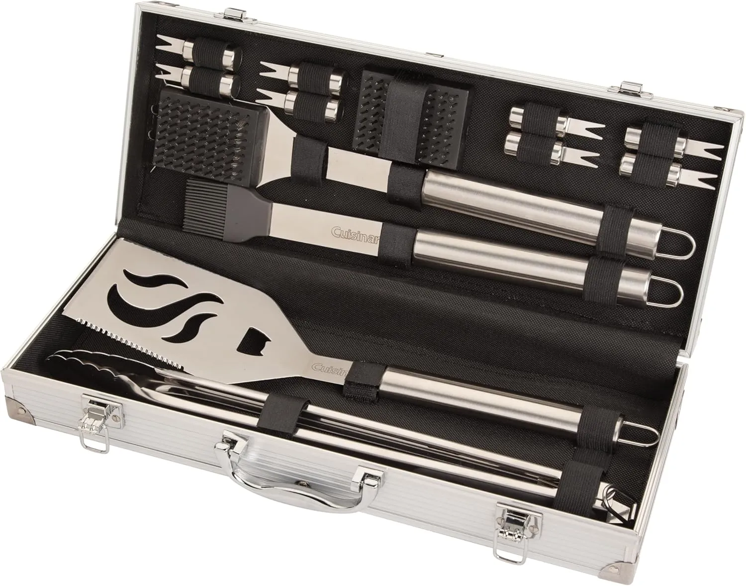Cuisinart CGS-5014 Deluxe Grill Set, 14-Piece, Stainless Steel