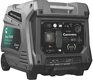 Cummins Onan P4500I Portable Inverter Generator, Power Inverter Dual 5V USB Ports for Mobile Charging, Gas Powered for Backup Home Use, RV & Camping - 7.3 HP 224cc OHV 4-Stroke Engine W/Remote Start
