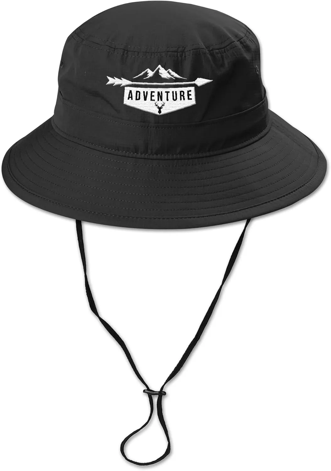 Custom Embroidered Bucket Hat Add Your Text Design Logo Adjustable UPF 30  Travel Fishing Sun Hats