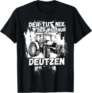 Deutz Tractor Truck Trekker Deutz Agriculture Farmers Village T-Shirt