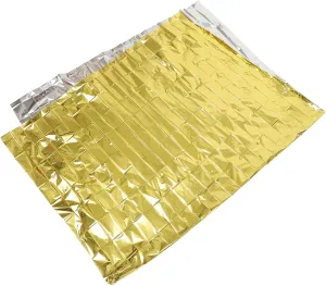 Double-Sided Emergency Thermal Blanket Waterproof Windproof Sunproof for Hiking
