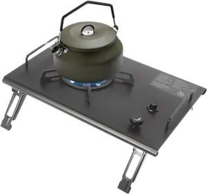 DYRABREST Portable Outdoor Gas Stove Single Burner Propane Camping Stove 13000 BTUs Auto Ignition Propane Burner Gas Cooker with Storage Bag for Outdoor Cooking Garden Backyard