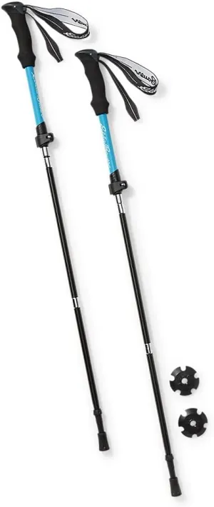 Eddie Bauer Folding Trekking Poles, Blue, ONE Size