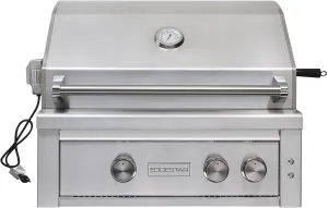 EdgeStar GRL300IBNG 60000 BTU 30 Inch Wide Natural Gas Built-In Grill with Rotisserie and LED Lighting
