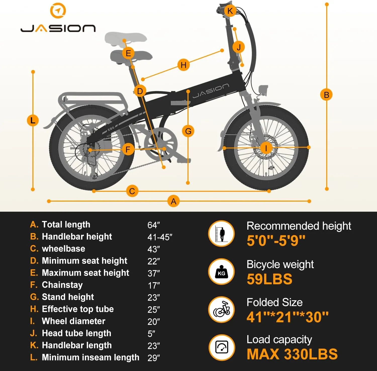 Electric Bike for Adults with Peak 1000W Motor up to 25Mph EBS Ebike, Built-in 48V Removable Battery up to 55 Max Miles Folding Ebike, Aluminum 20'' Fat Tire Electric Bicycle