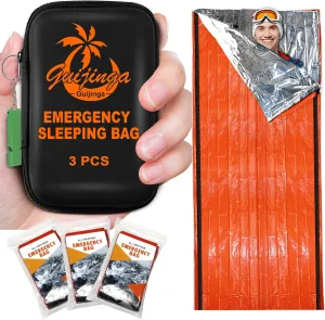 Emergency Sleeping Bag, Compact & Lightweight Survival Gear for Outdoor Camping, Hiking, and Emergency Situations
