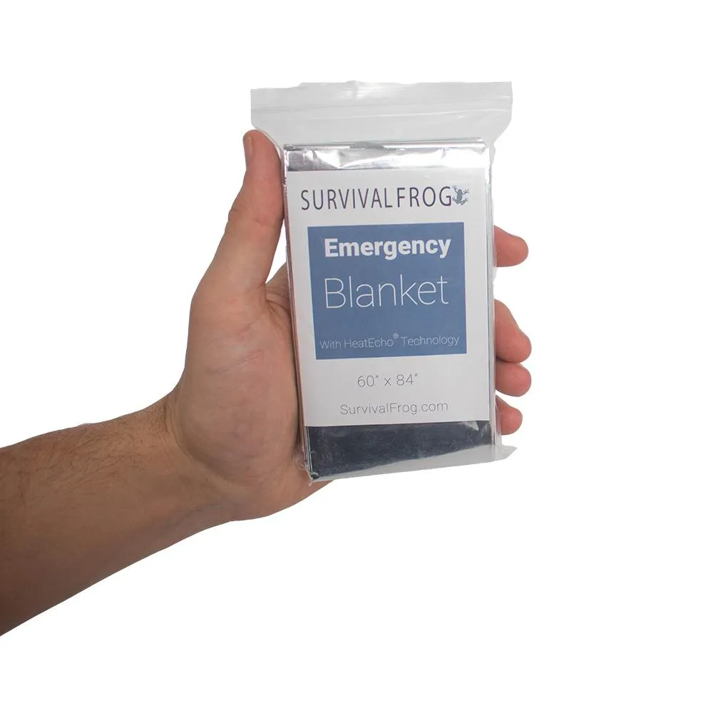 Emergency Survival Blanket – Heat Reflecting Space Blanket by Frog & CO