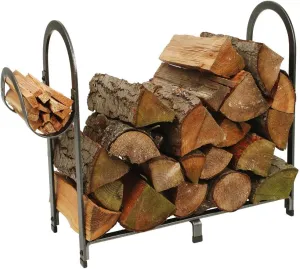 Enclume Arch Log Rack, Hammered Steel