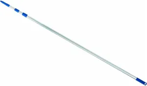 Ettore 44016 REA-C-H Extension Pole, 16-Feet, Silver, Blue