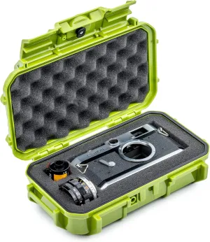 Evergreen 56 Waterproof Dry Box Protective Case with Pick & Pluck Foam - Travel Safe/Mil Spec/USA Made - for Cameras, Phones, Camping, Fishing, Hiking, Water Sports, Knives, Survival (Green)