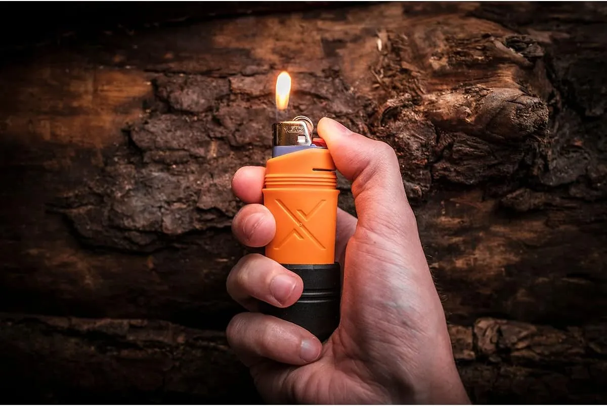 EXOTAC - fireSLEEVE Waterproof Lighter Holder Case No Lighter Included (Black)