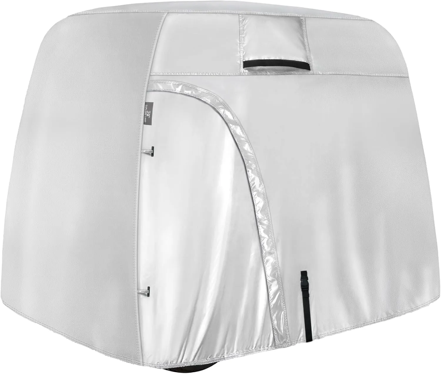 Explore Land 600D Waterproof Golf Cart Cover Universal Fits for Most Brand 2/4/6 Passenger Car (3 Sizes Option)