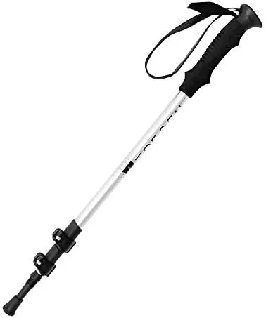 External Lock Ultralight Outdoor Trekking Pole,Retractable Pole Aluminum Cane Walking Stick,for Outdoors Camping,Climbing,Trekking