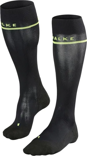 FALKE Men's Standard Energizing Cool Compression M KH, Black (Black 3001) -Calf Size W2, 9.5-12