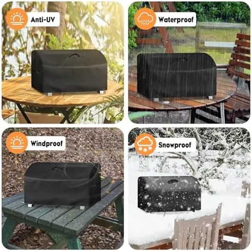 Fenghome 28 inch Grill Cover for Cuisinart Gas Grill CGG-306, Outdoor Portable BBQ Griddle Covers Waterproof Griddle Accessories -28"x20"x15"