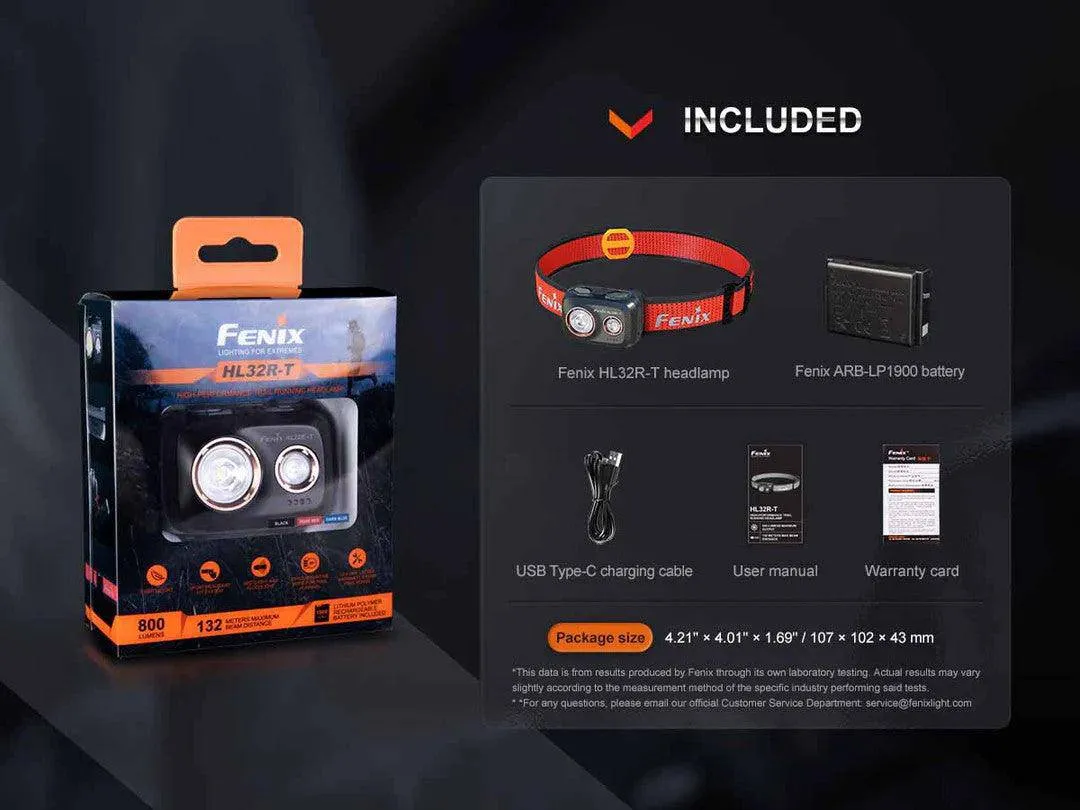 Fenix HL32R-T Rechargeable Headlamp (800 Lumens)