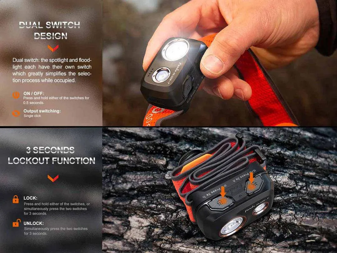 Fenix HL32R-T Rechargeable Headlamp (800 Lumens)