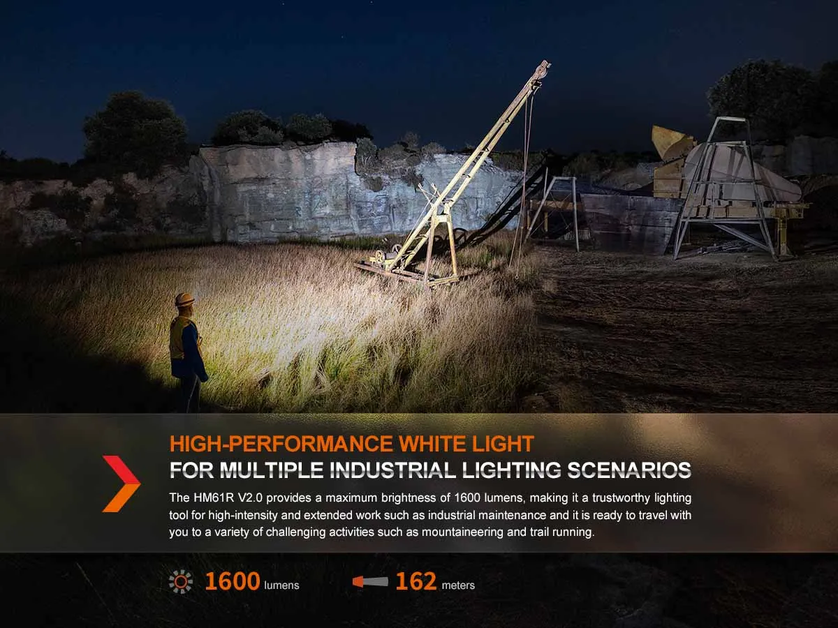 Fenix HM61R V2.0 Rechargeable Headlamp