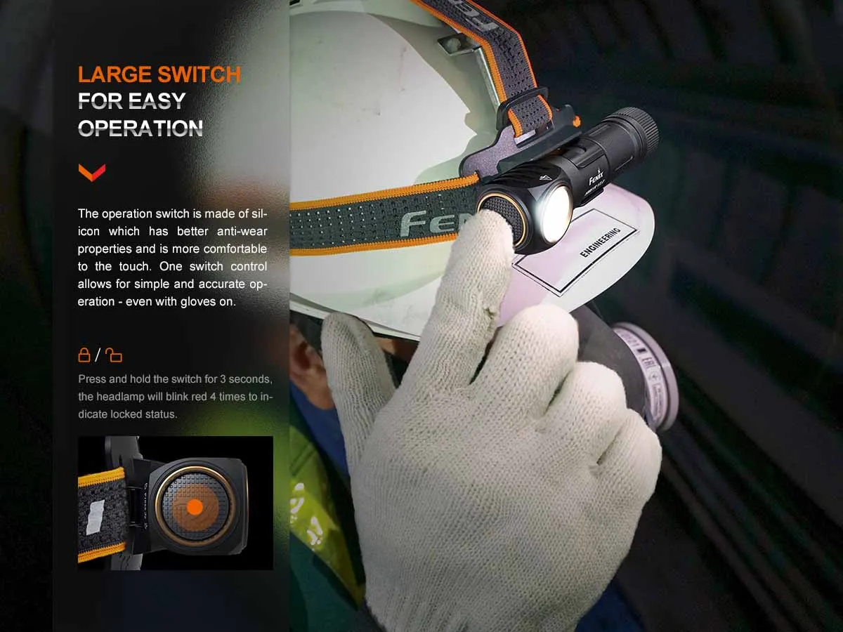 Fenix HM61R V2.0 Rechargeable Headlamp
