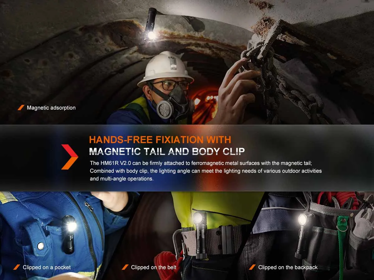 Fenix HM61R V2.0 Rechargeable Headlamp