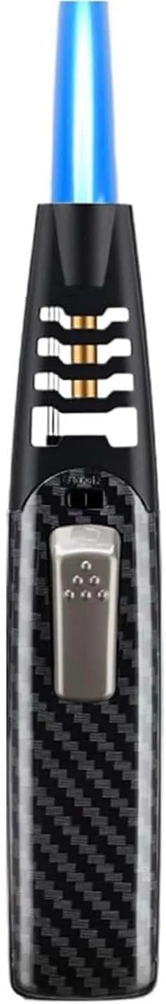 Fire Blaze Lighter, Fireblaze Jet Flame Lighter, Powerful Adjustable Flame Dual-Arc Torch Lighter, Waterproof and Windproof Lighter for Camping Barbecue Kitchen Outdoor Activities (A)