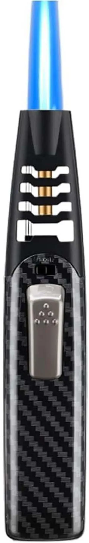 Fire Blaze Lighter, Fireblaze Jet Flame Lighter, Powerful Adjustable Flame Dual-Arc Torch Lighter, Waterproof and Windproof Lighter for Camping Barbecue Kitchen Outdoor Activities (A)