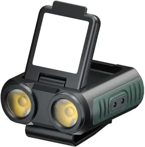 Fishing Headlight Headlight Portable Clip Headlamp Outdoor Camping Fishing Headlight Waterproof Hat Clamp Light WaveSensing USB Reachargeable HeadLantern