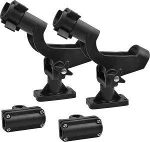 Fishing Rod Holders for Boat Fishing Pole Holder Adjustable Fishing Rod Racks with 360 Degree Large Clamp Folding Rod Holder