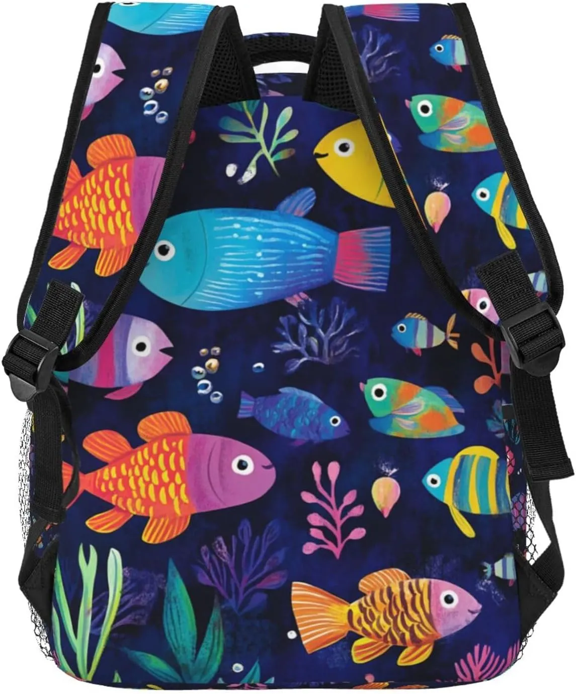 Fishpattern Stylish Backpack For Trekking Commute Commute