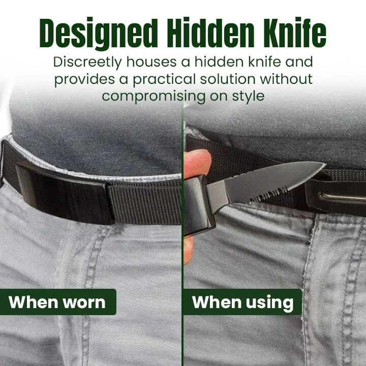 Fivfivgo™ StealthShield Ceinture de Couteaux de Survie