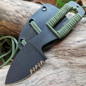 Fixed Blade Outdoor Survival Knife with Sheath for EDC