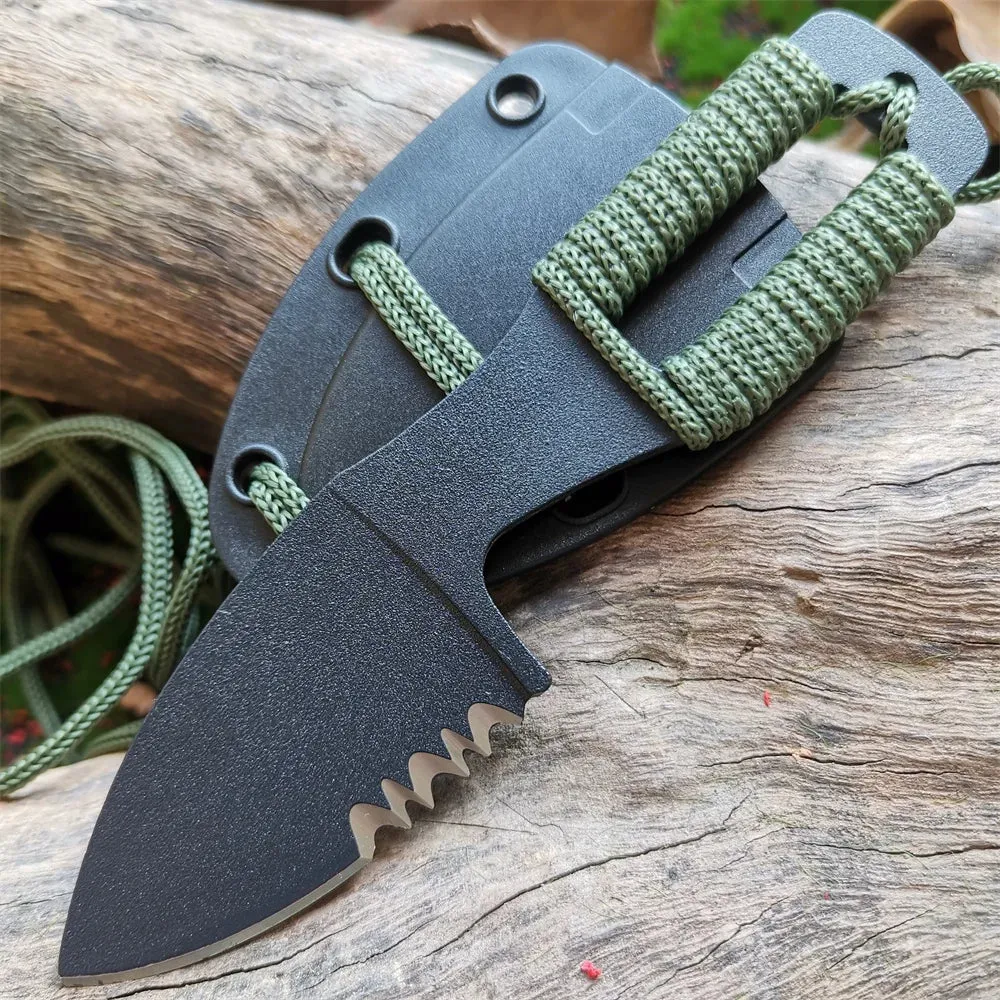 Fixed Blade Outdoor Survival Knife with Sheath for EDC