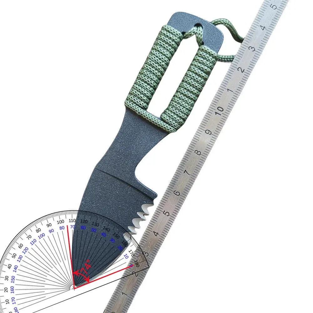 Fixed Blade Outdoor Survival Knife with Sheath for EDC